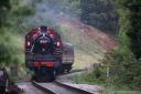 Steam trains are running through the Christmas season