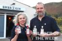 KEPT BUSY: Zoe and Andy Arnold- Bennett outside Shed 1 Distillery at Ulverston