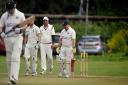 A wicket falls during a Craven League match between Sutton (batting) and Riddlesden. Picture: Andy Garbutt.