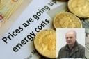 Slashing energy bills is amongst the demands of the Enough is Enough campaign. Inset, Dave Towers