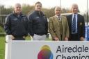 Airedale Group and Bradford Salem representatives at the ground (photo: JT Sports Media)