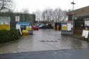 The household waste recycling centre in Royd Ings Avenue, Keighley
