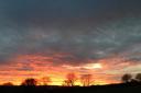 A sunset over Penistone Hill. Photo by Jill Buchanan