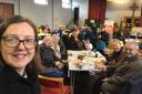 Councillors and other visitors to the coffee morning