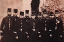 The Keighley police force photographed in 1865 (image courtesy of Keighley Local Studies Library)