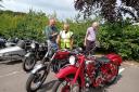 Some of the gleaming bikes on show