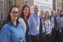 Manningham Housing Association chief executive Lee Bloomfield, fourth from left, with colleagues