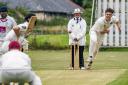 Ben McGonigle (bowling) took four wickets in Harden's thumping win over Alwoodley.