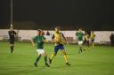 Steeton (yellow) put up a good fight with a makeshift side on Tuesday night.