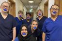 The Bradford District Care NHS Foundation Trust's oral health team promote the mouth cancer message