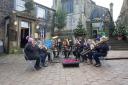 Brass band music is a popular part of Haworth's Christmas programme