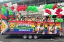 Keighley Cougars take part in Manchester Pride's annual parade
