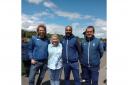 From L-R: Anthony Joyce, Emma Hayes (current Chelsea Women's first team manager), Marcus Matthew and Stephen Rushforth