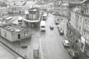 ANOTHER example of Keighley 'art deco' architecture were the gently-curving bus station offices, seen here slightly left of centre in this aerial view from the multi-storey car park before modernisation