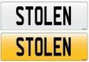 Number plate thieves have struck again