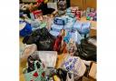 Some of the donations that have poured in to the centre