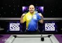 Chris Melling had reason to celebrate after two excellent victories yesterday. Picture: Ultimate Pool.