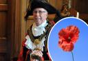 Lord Mayor, Councilor Martin Love, is to receive the first poppy from the Royal British Legion