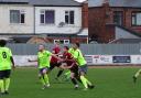 Action from Silsden's 4-0 win at Goole on Saturday