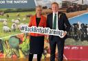 Minette Batters, National Farmers Union president, with MP Robbie Moore