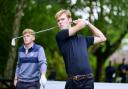 Max Berrisford in action at Woburn Golf Club.