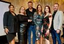 The Airedale Hospital & Community Charity and Ultimate team receives the award