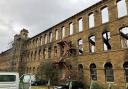 Dalton Mills, Keighley, part of which was badly damaged in a fire