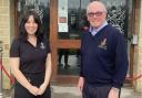 Breakfast Bites is welcomed by Keighley Golf Club’s bar and events manager Emma Lockhart and club president Peter Osborn
