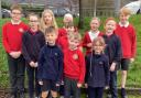Members of Cullingworth Village Primary School's eco council