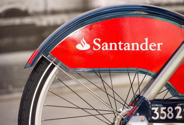 Keighley News: Santander logo. Credit: PA