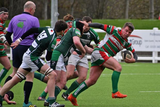 Alex Brown reached a milestone of 300 appearances for Keighley RUFC