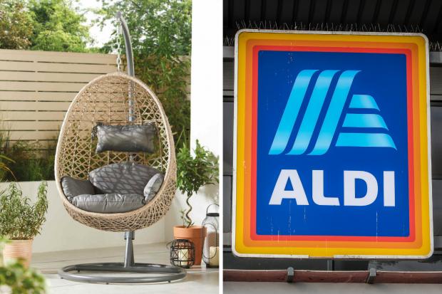 Aldi’s sought after egg chairs are back in stock – back you’ll have to be quick (Aldi/PA)