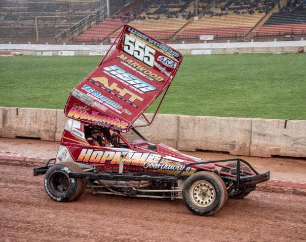 Keighley News: Frankie Wainman Jnr Jnr finished third in the 555 car.