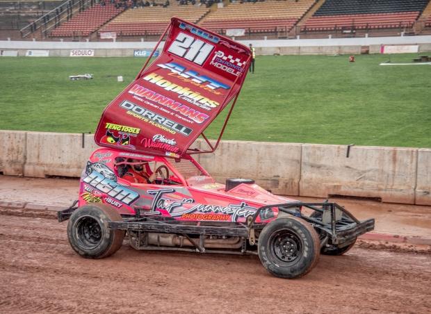 Keighley News: Phoebe Wainman only just came behind her dad, she and her 211 car taking second place.