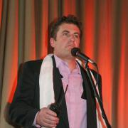 Marcus Gregg during a gala night for the Keighley's River Aire Ten Minute Amateur film festival