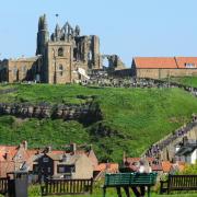 Whitby Abbey and St Mary's Church, sunny weather pic. Pic Martin Oates.