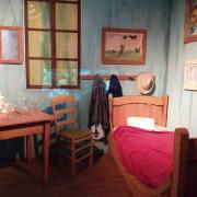 The recreation of Van Gogh's room