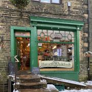The characterful shop at the top of Haworth's Main Street