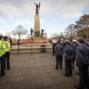 The Keighley Remembrance Sunday commemoration in 2019