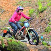 Katy Sunter rode to a fine win in the trial at Keighley Gate.