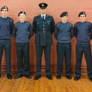 At the air cadets ceremony