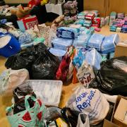 Some of the donations that have poured in to the centre
