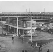 Keighley bus station pictured in 1971