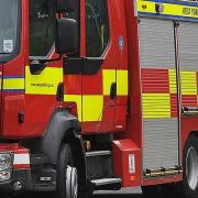 A fire has been reported at a football club's changing room in Keighley this morning