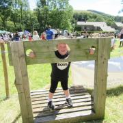 In the stocks at Lothersdale show