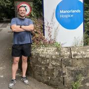 Simon Haithwaite, who is running the London Marathon in support of Manorlands