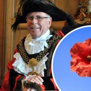 Lord Mayor, Councilor Martin Love, is to receive the first poppy from the Royal British Legion