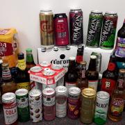 Some of the alcohol illegally sold during the test purchase operation