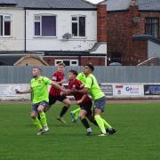 Action from Silsden's 4-0 win at Goole on Saturday