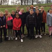 The Cowling pupils during their outward bound residential